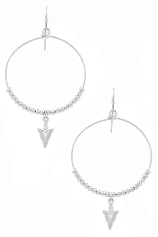 Melanie Hoop & Charm Earring
