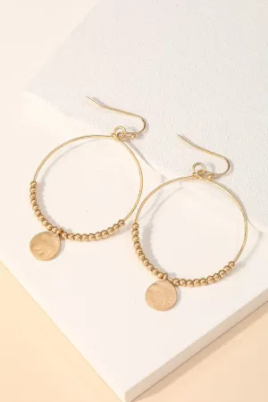 Melanie Hoop & Charm Earring