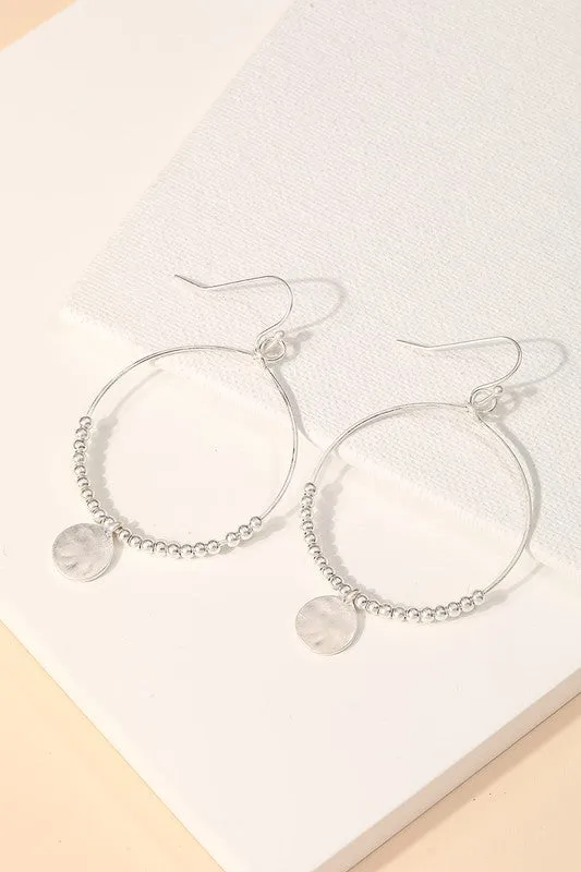 Melanie Hoop & Charm Earring