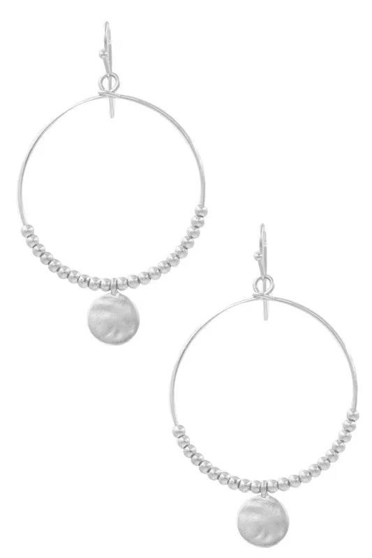Melanie Hoop & Charm Earring
