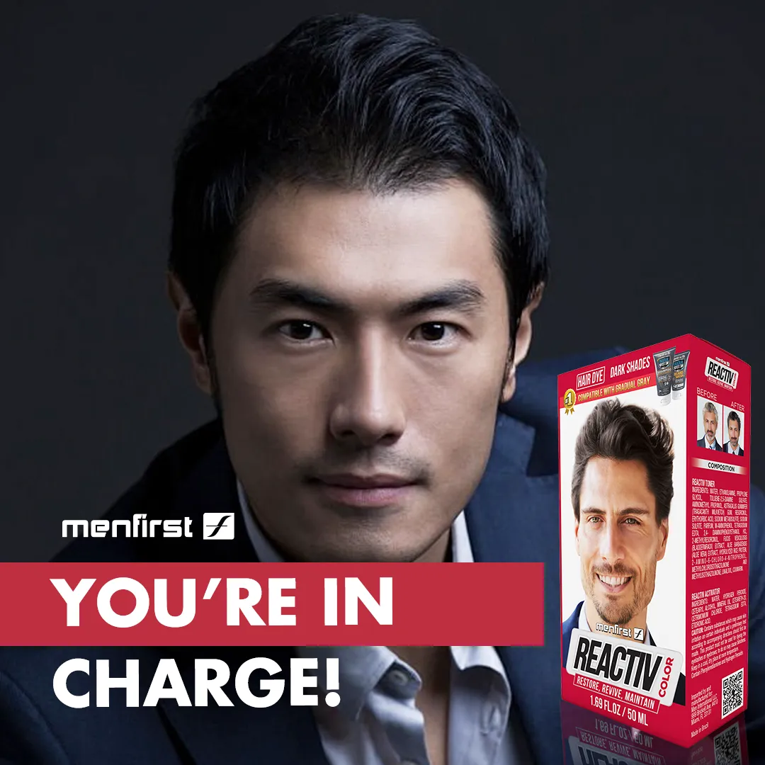 Menfirst - Reactiv Semi-Permanent Instant Hair Dye for Men - 3 Pack - 1.69 Oz Each