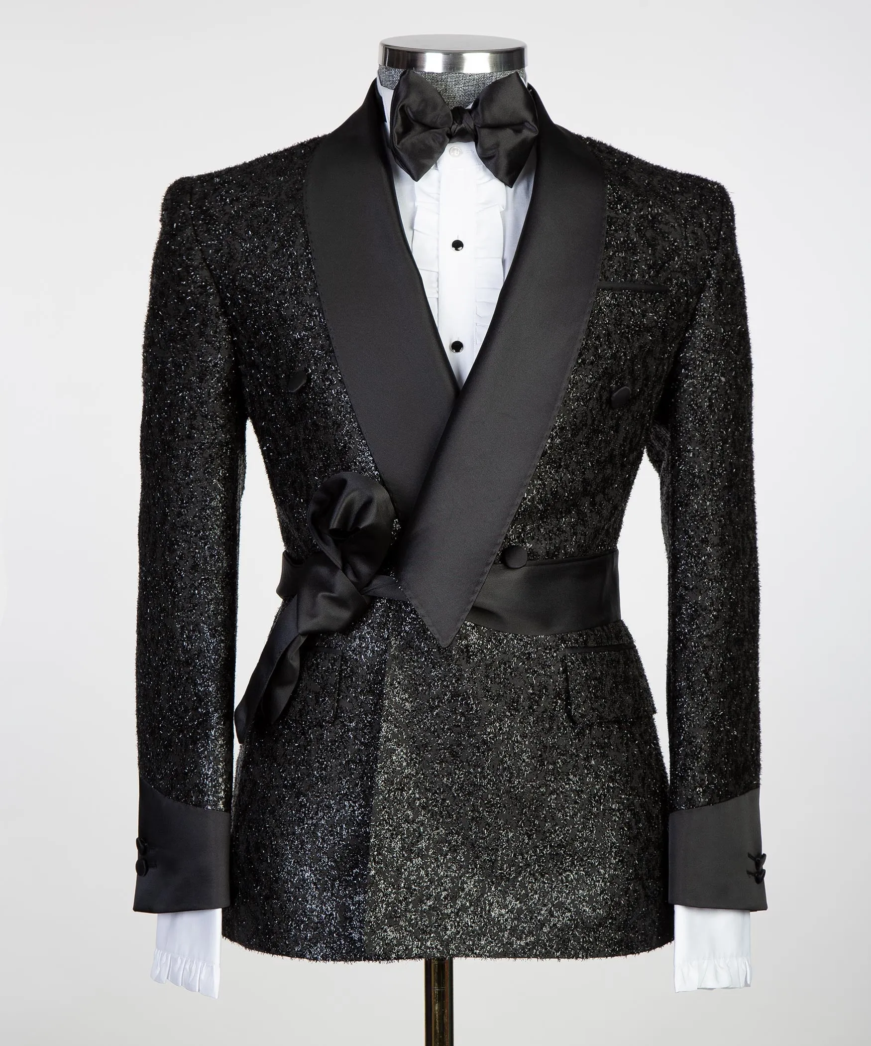Men's Black Shining Tuxedo