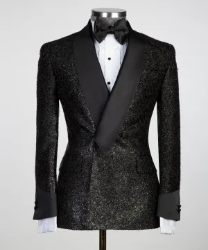 Men's Black Shining Tuxedo