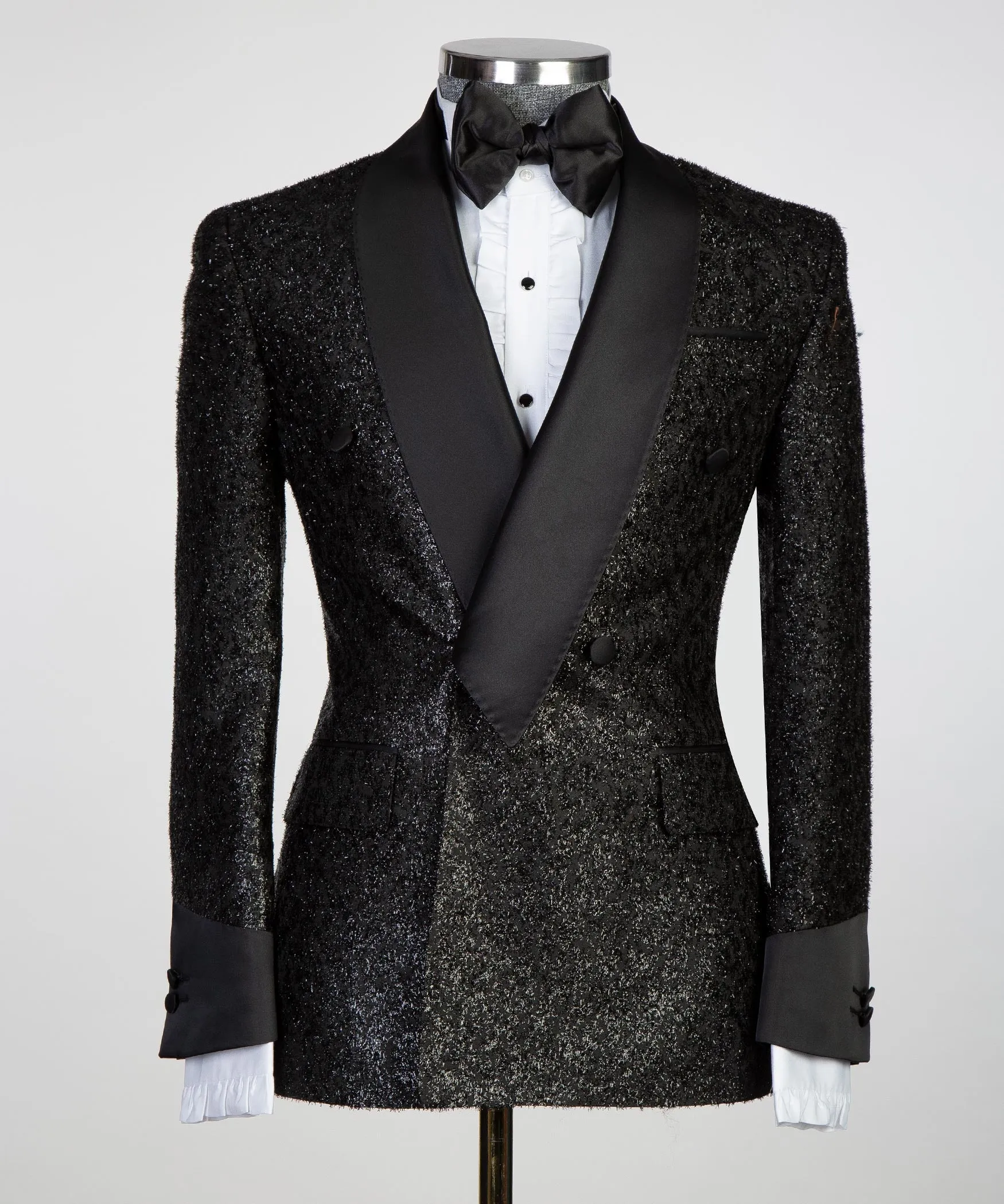 Men's Black Shining Tuxedo