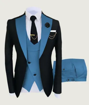 Men’s Slim Fit Wedding Tuxedo Suit – Stylish 3-Piece Set