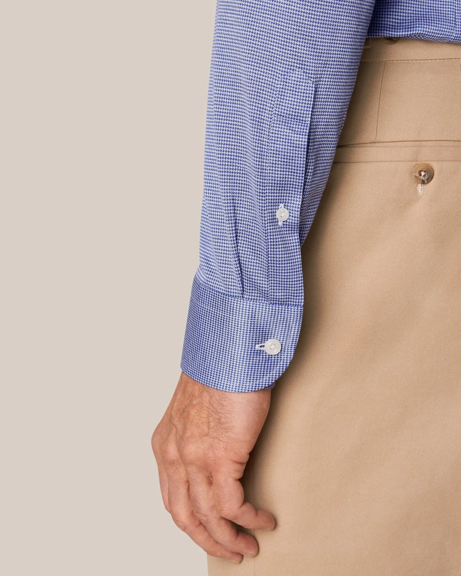 Mid Blue King Knit Stretch Slim Fit- ETON