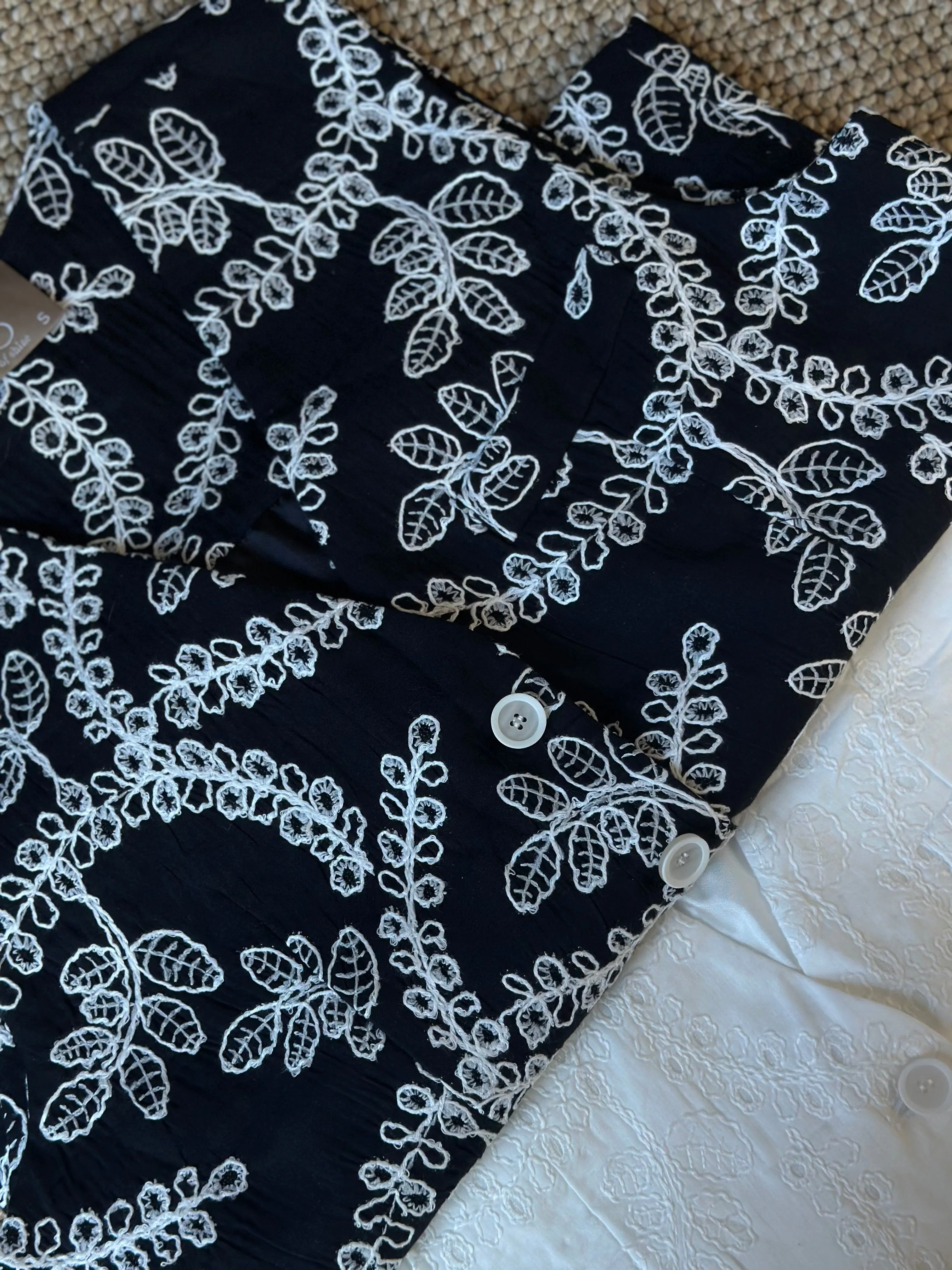 Mila embroidered vest