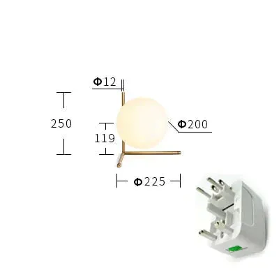 Modern Living room/Bedroom/Minimalist/Restaurant Pendant Light Nordic Clothing Decoration Glass Ball Pendant Lamp