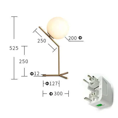 Modern Living room/Bedroom/Minimalist/Restaurant Pendant Light Nordic Clothing Decoration Glass Ball Pendant Lamp