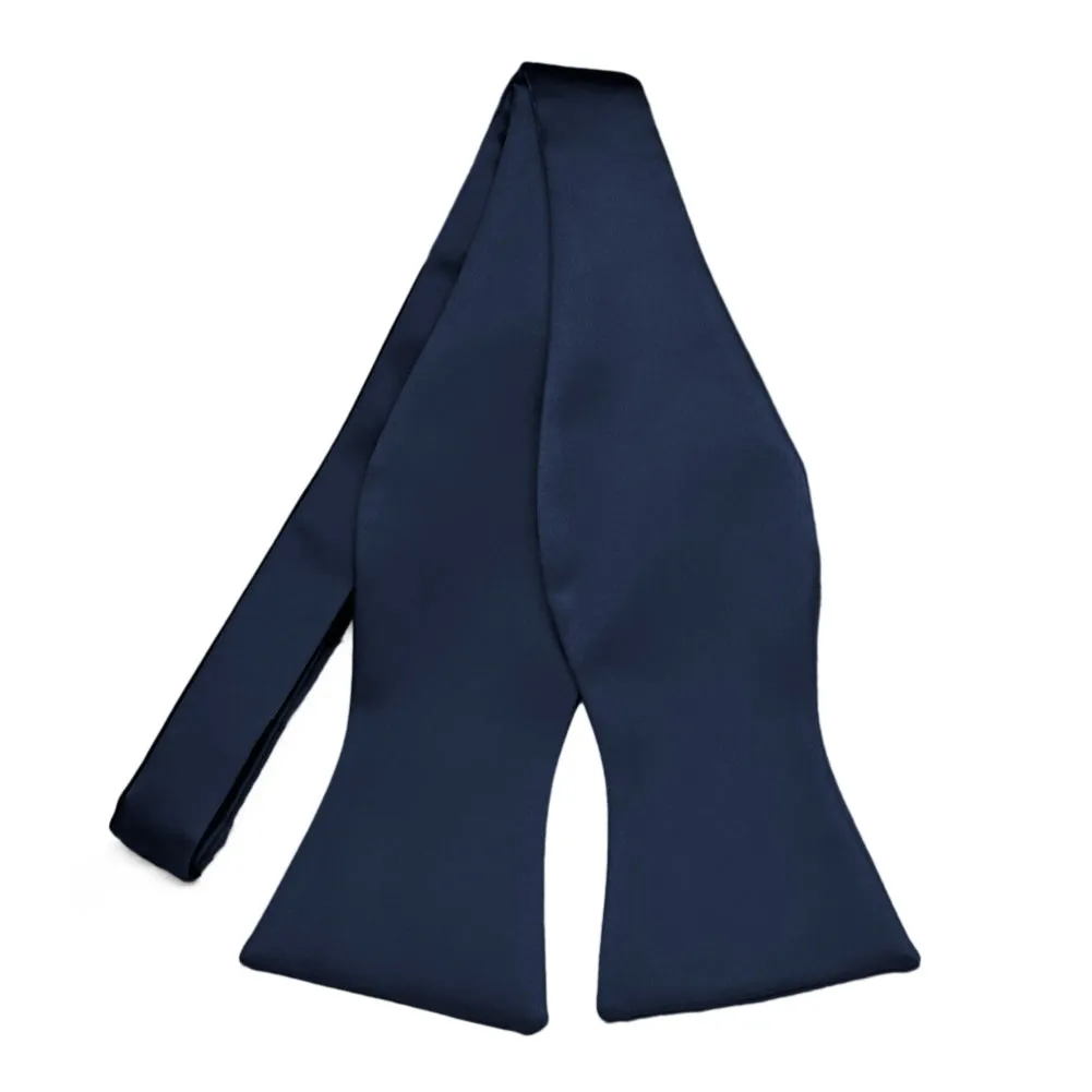 Navy Blue Premium Self-Tie Bow Tie