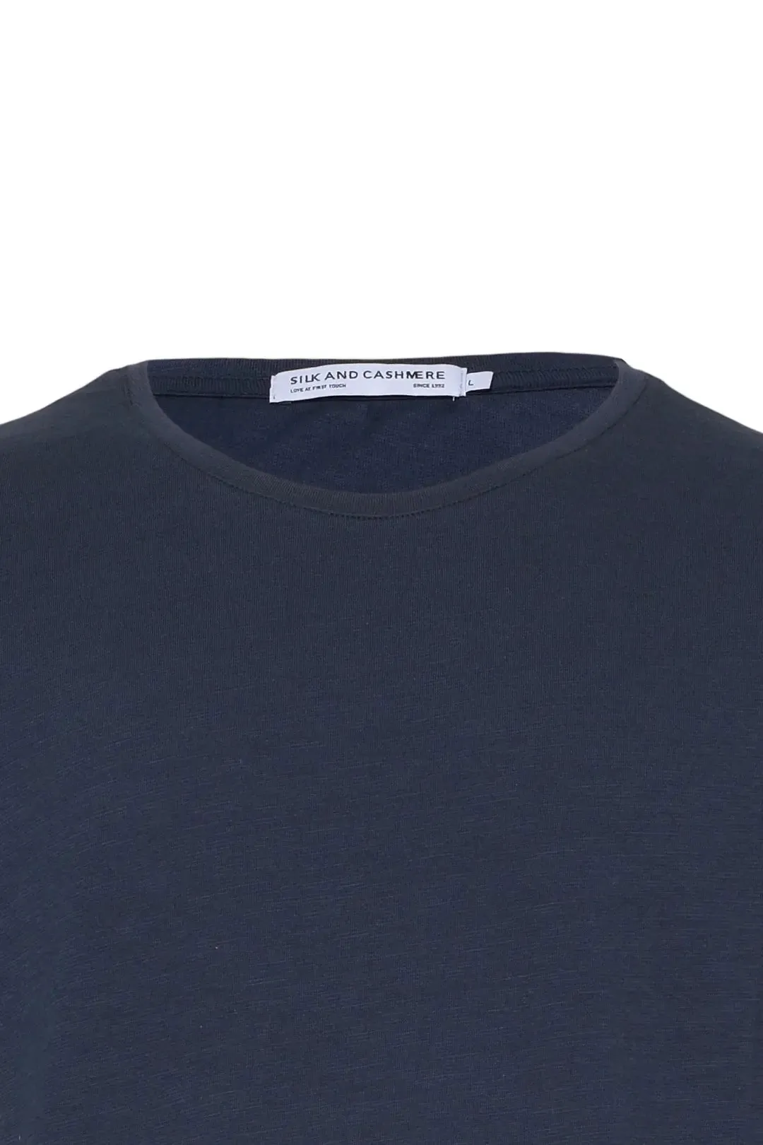 Navy Blue Pure Cotton Marc Men's Basic T-Shirt