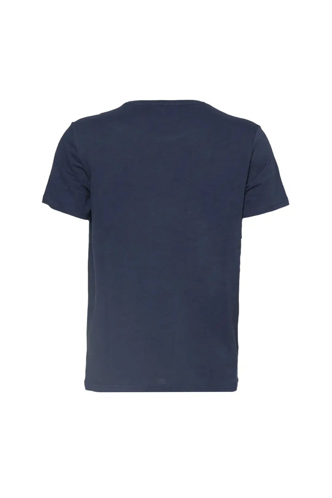 Navy Blue Pure Cotton Marc Men's Basic T-Shirt