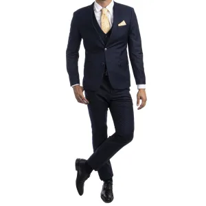 Navy Suit with Vest