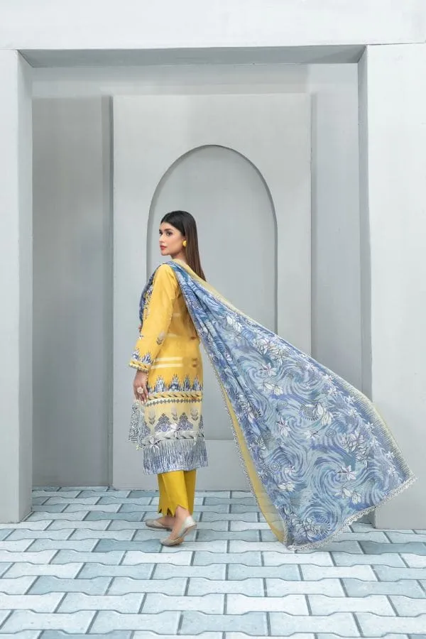 Nimral By Tawakkal Fabrics 3 Piece Unstitch Lawn Collection  D-8628