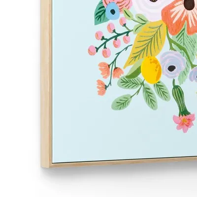Open Box - Rifle Paper Co 24"x30" Garden Party Framed Canvas Wall Art Set of 2