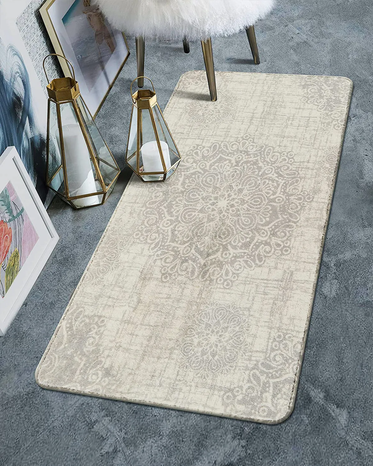 Oriane Vintage Medallion Area Rug