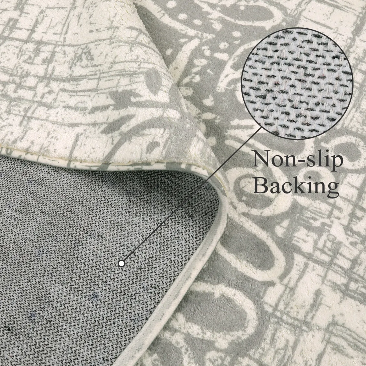 Oriane Vintage Medallion Area Rug