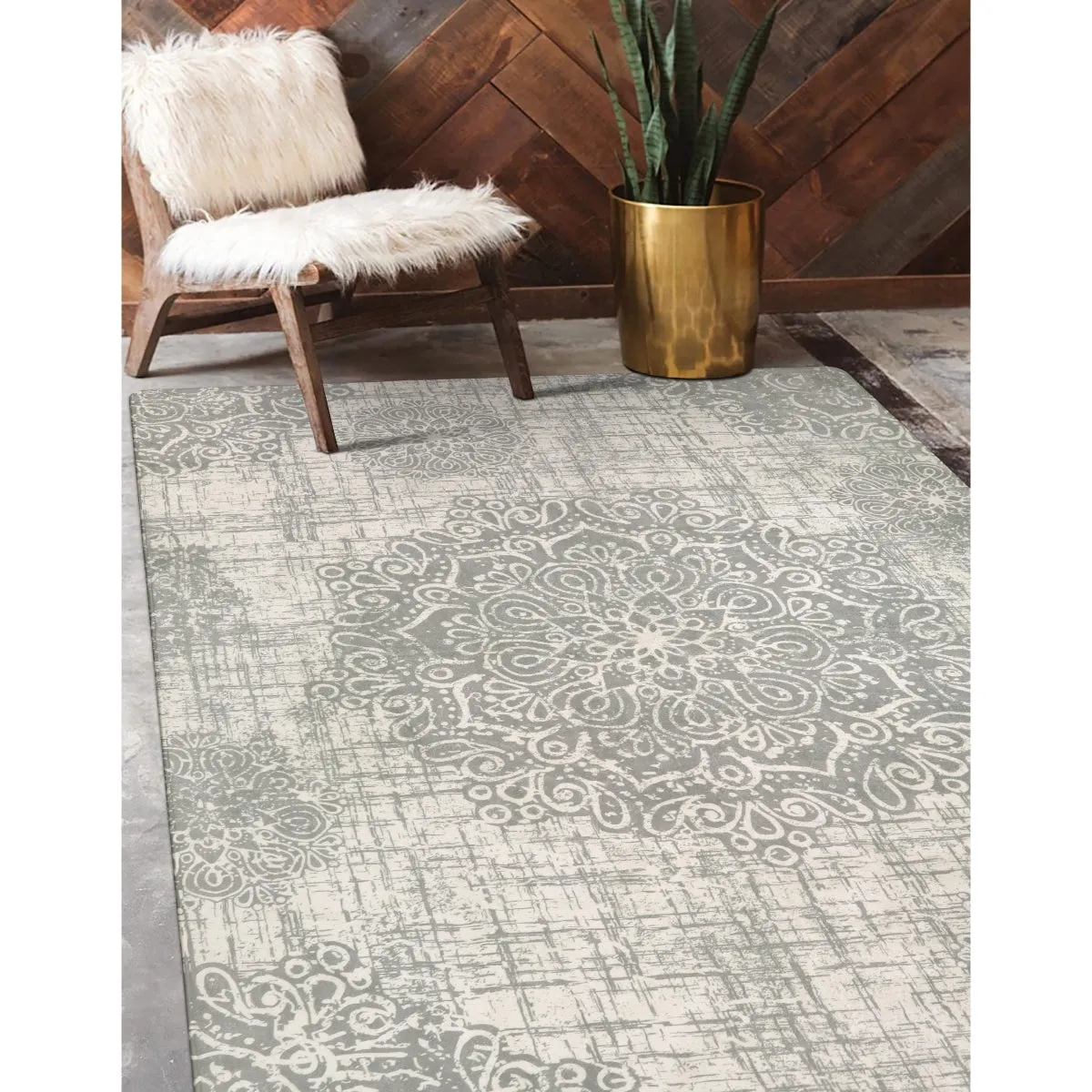 Oriane Vintage Medallion Area Rug