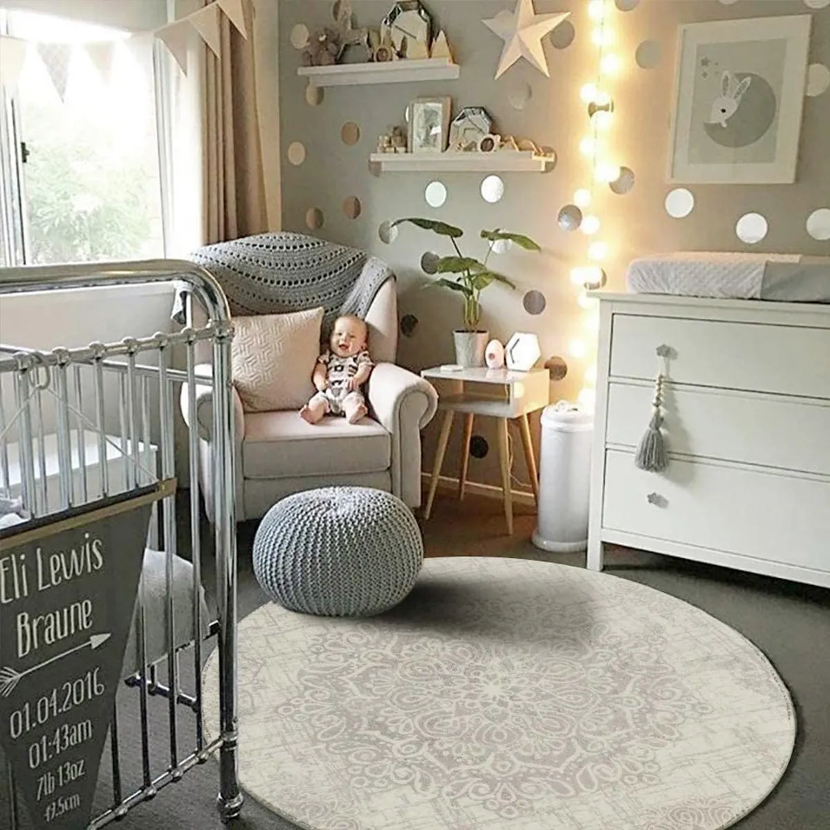 Oriane Vintage Medallion Area Rug