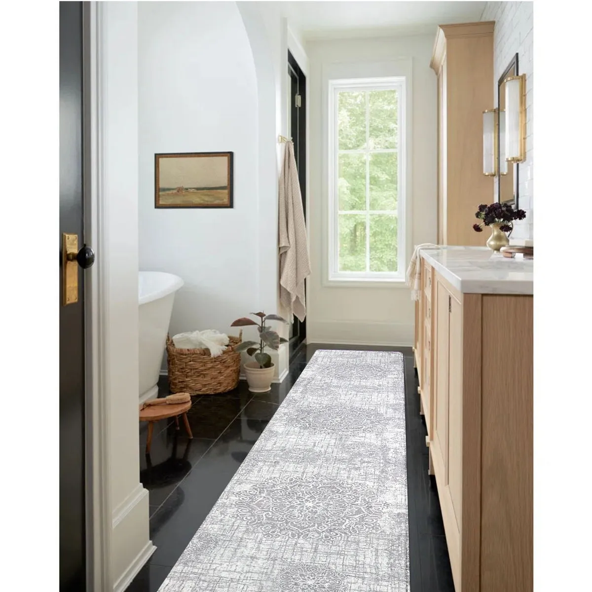 Oriane Vintage Medallion Area Rug
