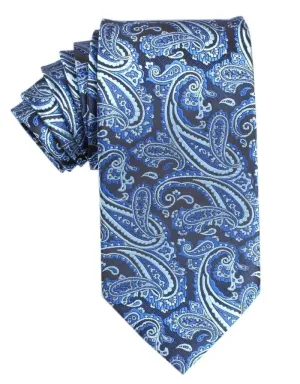 OTAA - Paisley Tie - Navy & Light Blue
