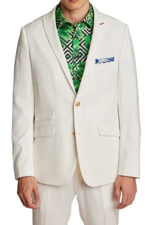 Paisley & Gray Ashton Peak Blazer Slim Lilly White