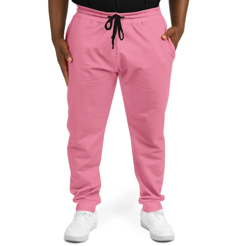Pastel Cool Pink Joggers | Unisex | with PLUS sizes | Bright Pastel Cool Pink | C0M60Y15K0