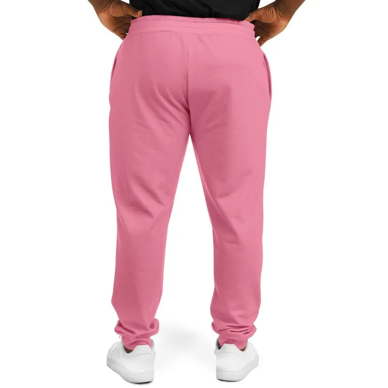 Pastel Cool Pink Joggers | Unisex | with PLUS sizes | Bright Pastel Cool Pink | C0M60Y15K0