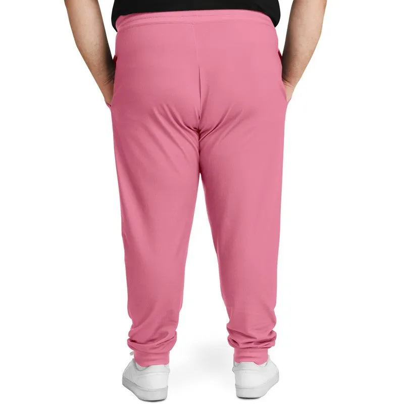 Pastel Cool Pink Joggers | Unisex | with PLUS sizes | Bright Pastel Cool Pink | C0M60Y15K0