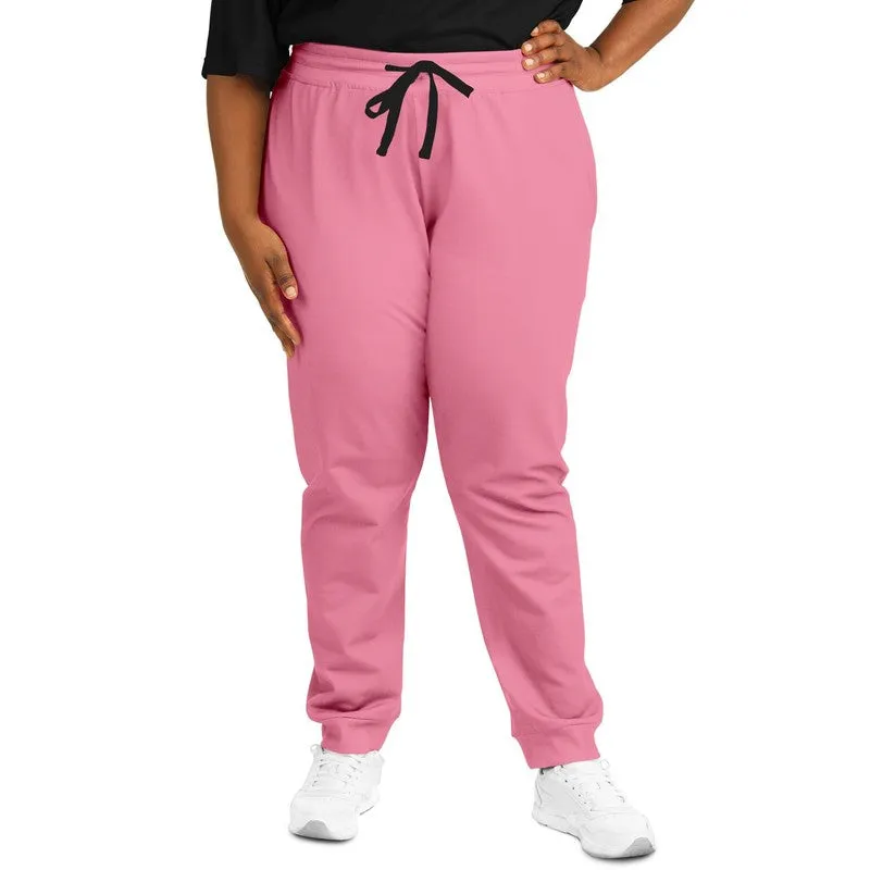 Pastel Cool Pink Joggers | Unisex | with PLUS sizes | Bright Pastel Cool Pink | C0M60Y15K0