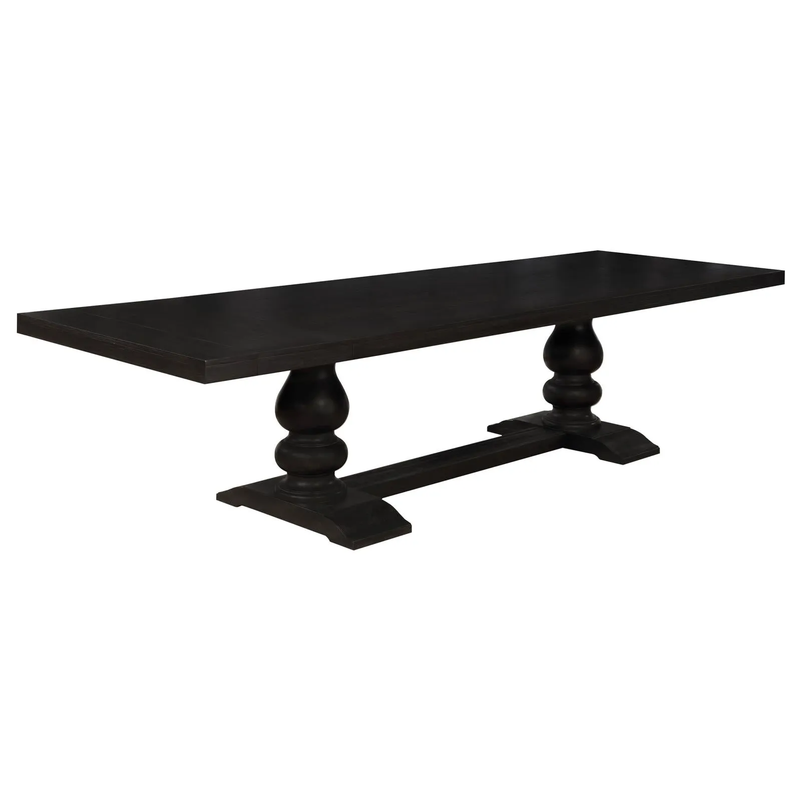 Phelps Traditional Antique Noir Dining Table