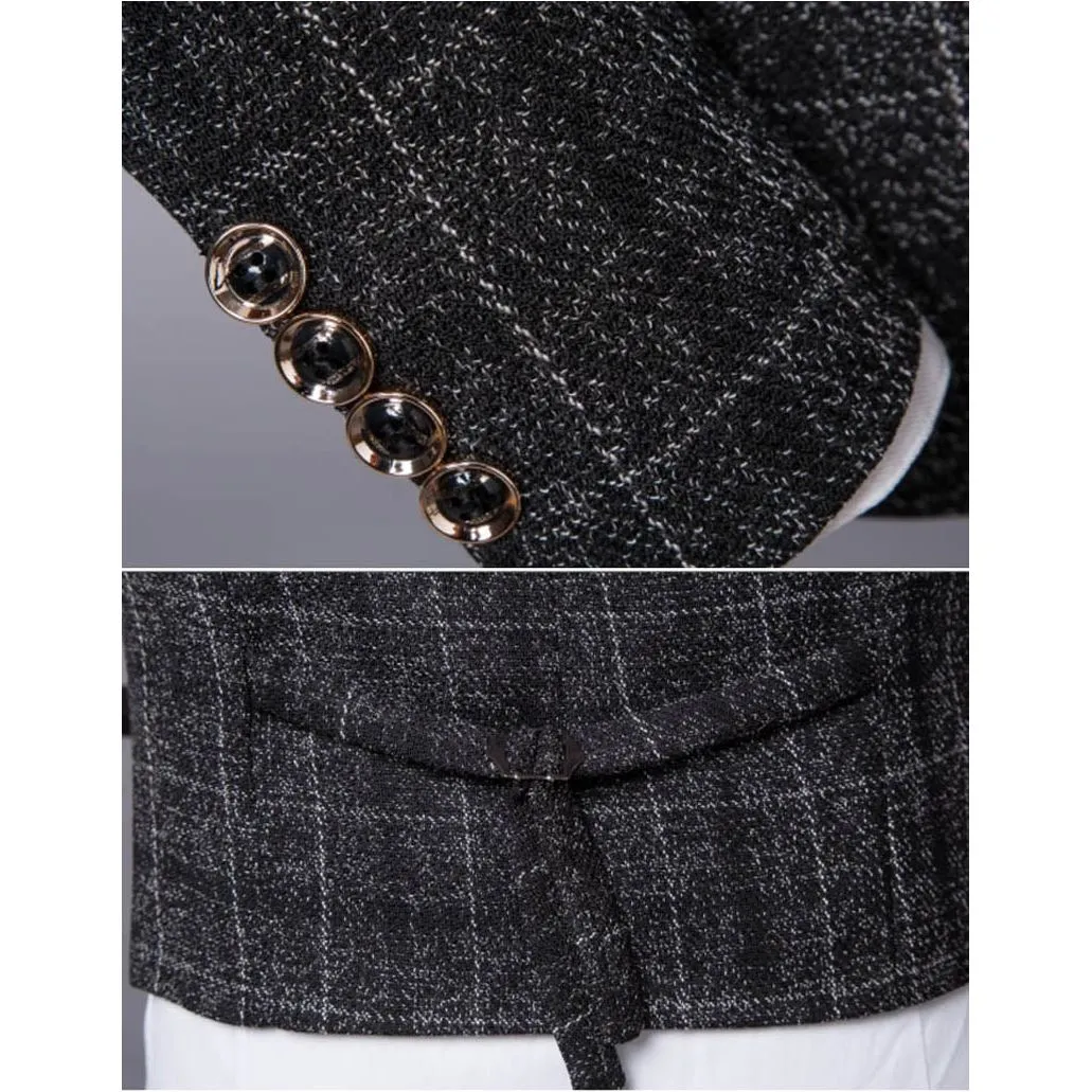 PlaidLuxe Exotic Suit Set
