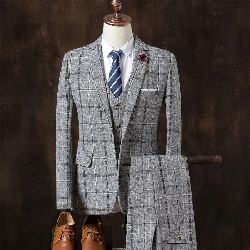PlaidLuxe Exotic Suit Set