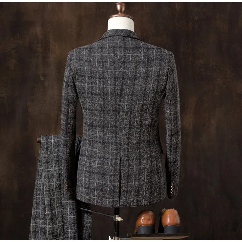 PlaidLuxe Exotic Suit Set