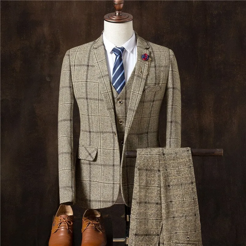 PlaidLuxe Exotic Suit Set