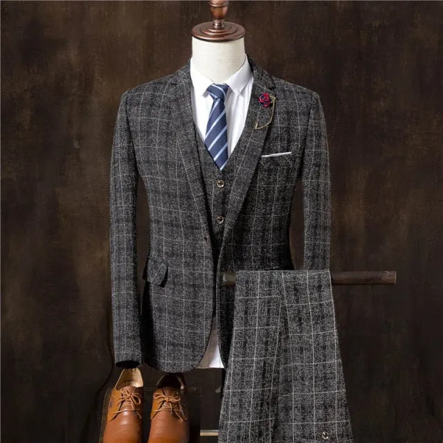 PlaidLuxe Exotic Suit Set