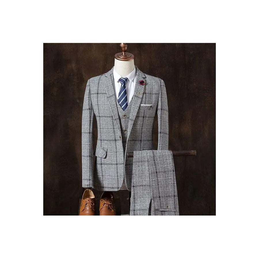 PlaidLuxe Exotic Suit Set