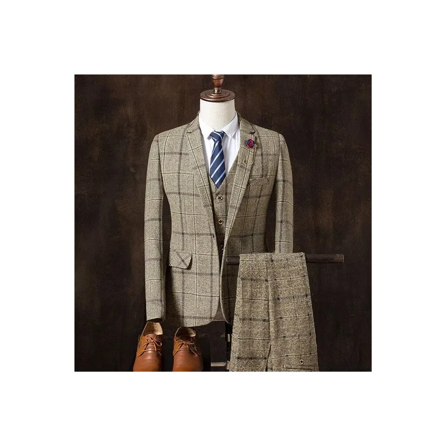 PlaidLuxe Exotic Suit Set