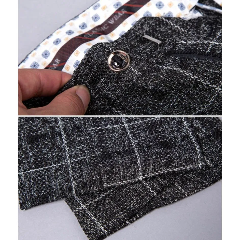 PlaidLuxe Exotic Suit Set