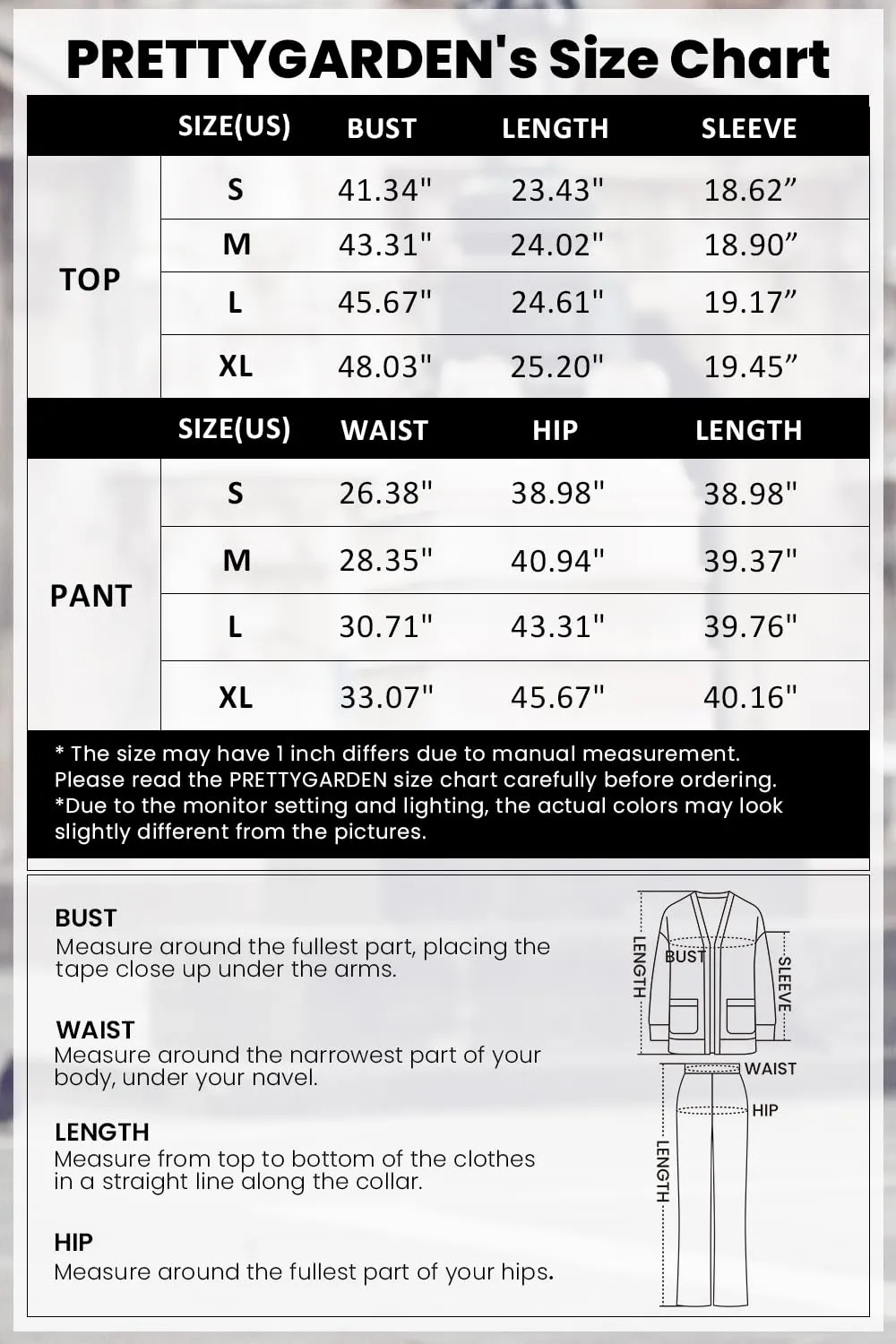 PRETTYGARDEN Women's 2 Piece Outfits Knit Matching Lounge Sets Long Sleeve V Neck Cardigan Sweaters Wide Leg Pants Tracksuits (Khaki Green,Small)