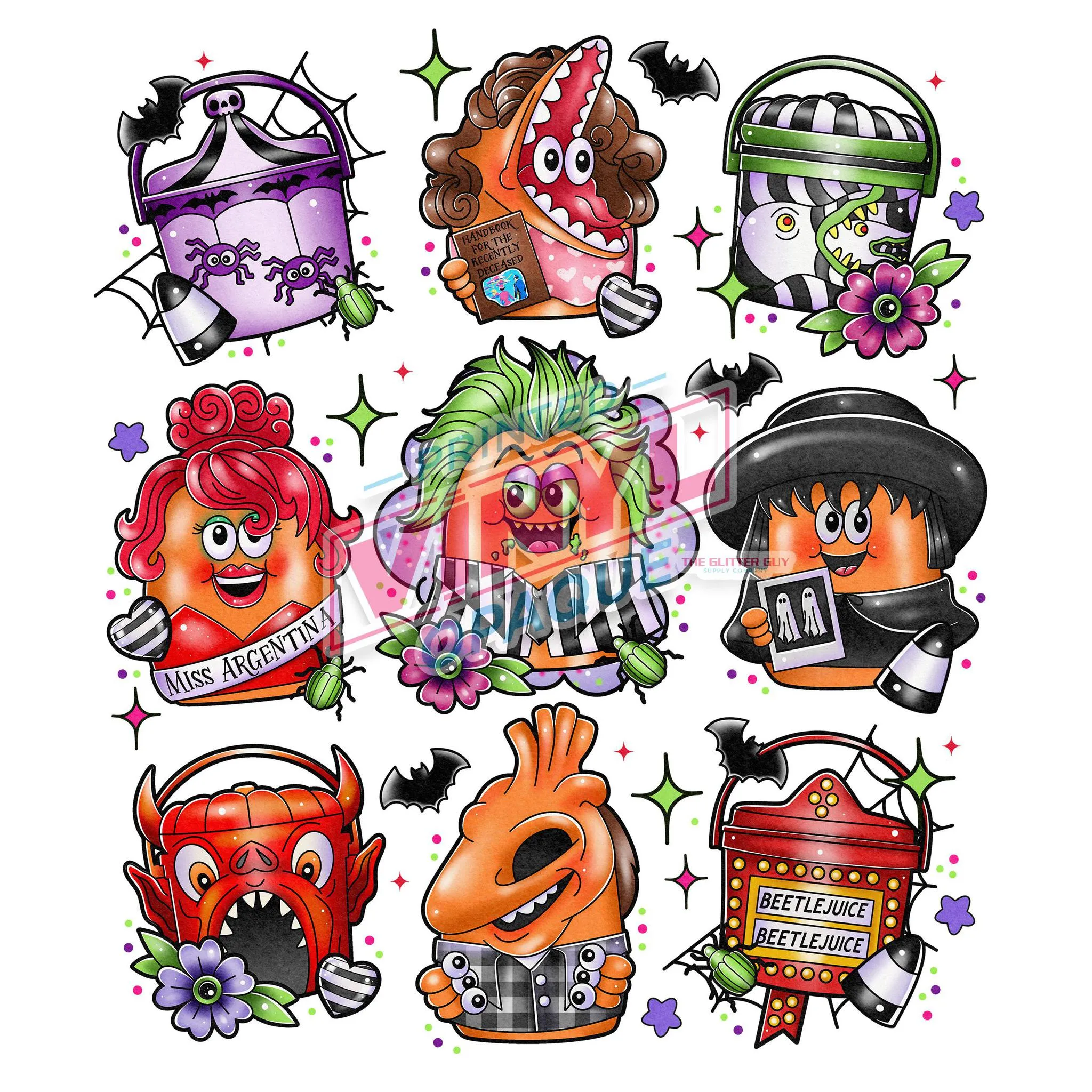 Printed Decal - Beetle Nugs