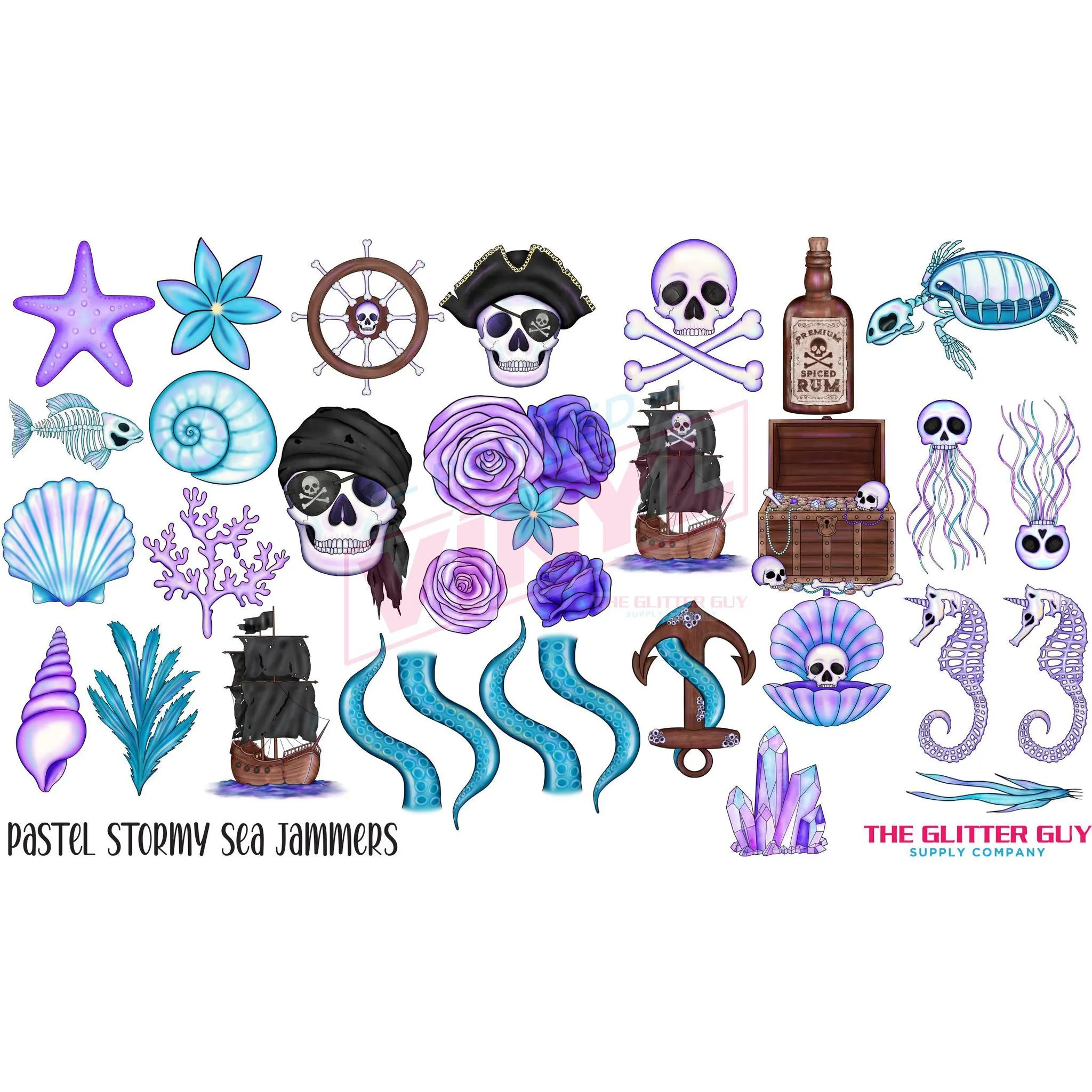 Printed Decal Sheet - Stormy Seas