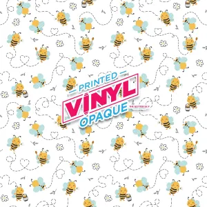 Printed Vinyl - Busy Bees