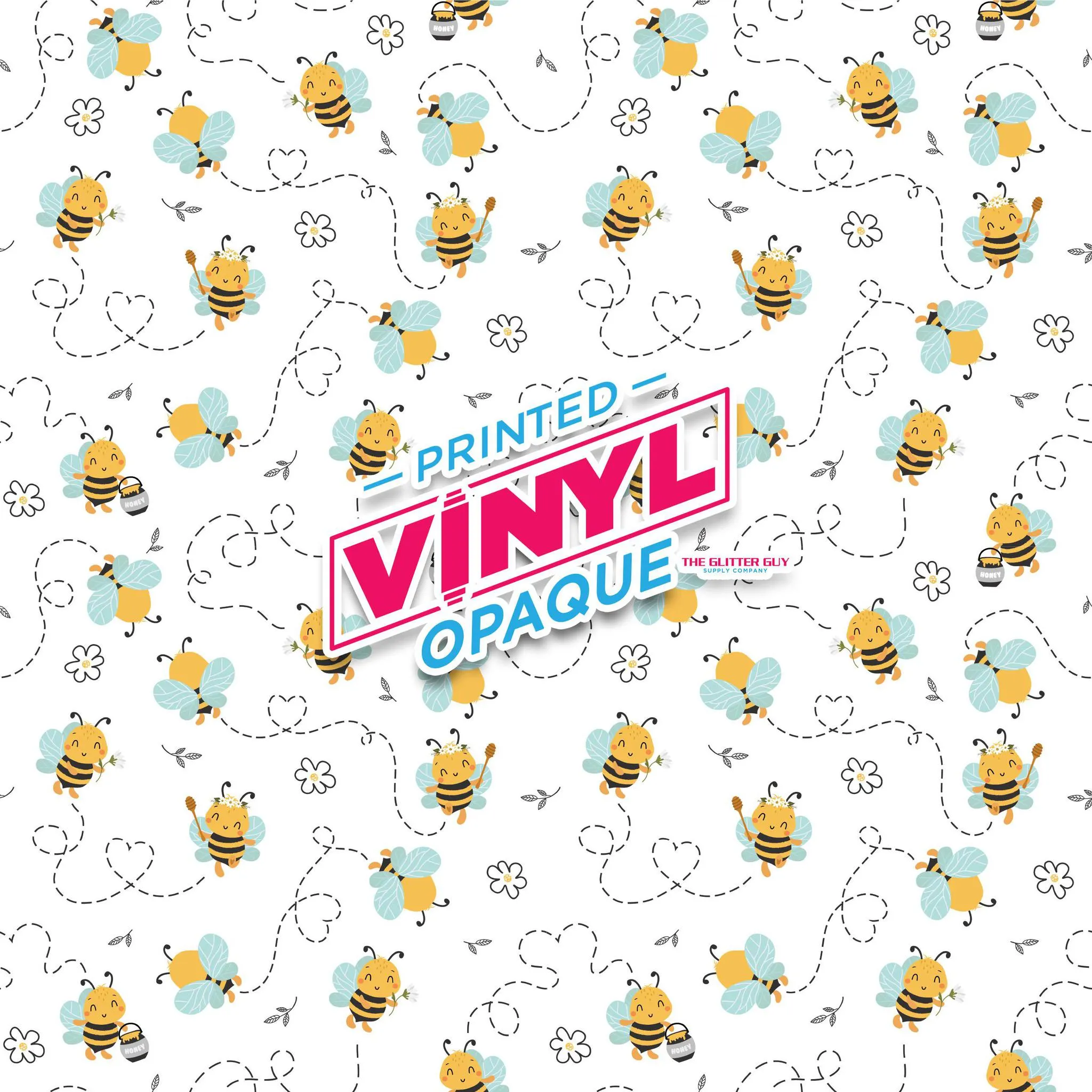 Printed Vinyl - Busy Bees