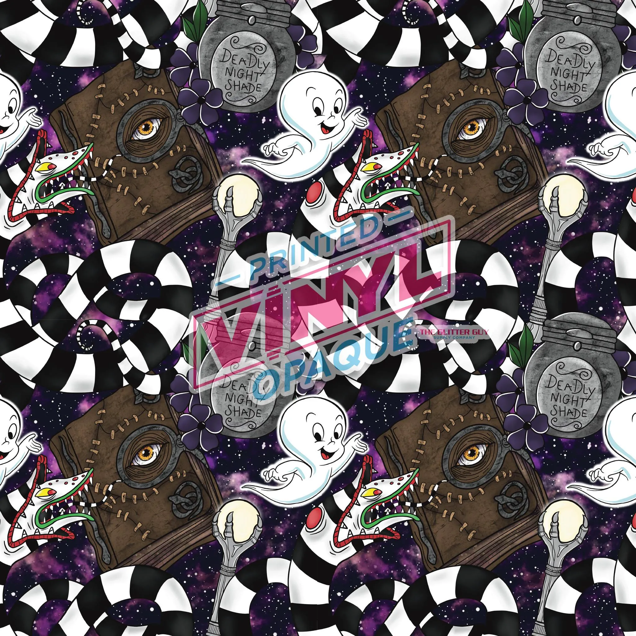 Printed Vinyl - Spooky Mash Up