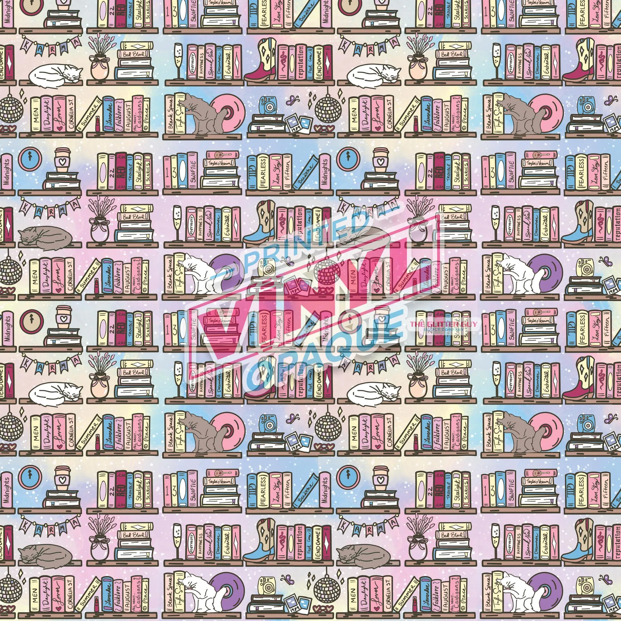 Printed Vinyl - Taylors Shelf