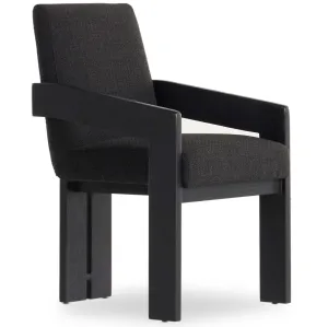 Roxy Dining Arm Chair, Gibson Black