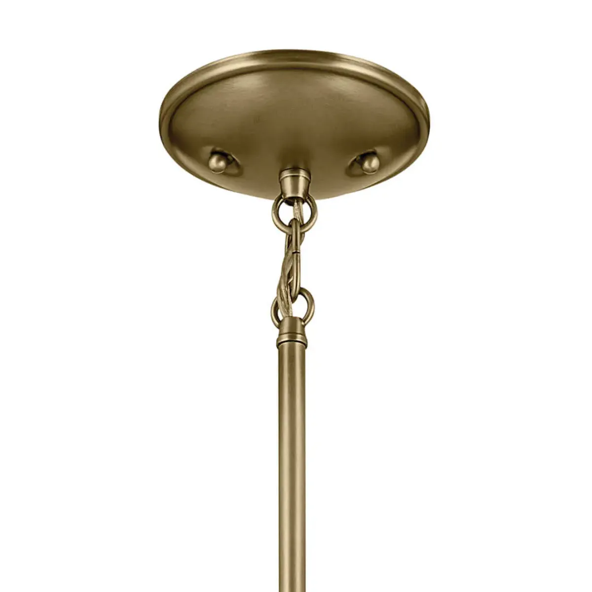 Shailene 11" 1-Light Mini Pendant Light with Clear Satin Etched Glass, Natural Brass Finish