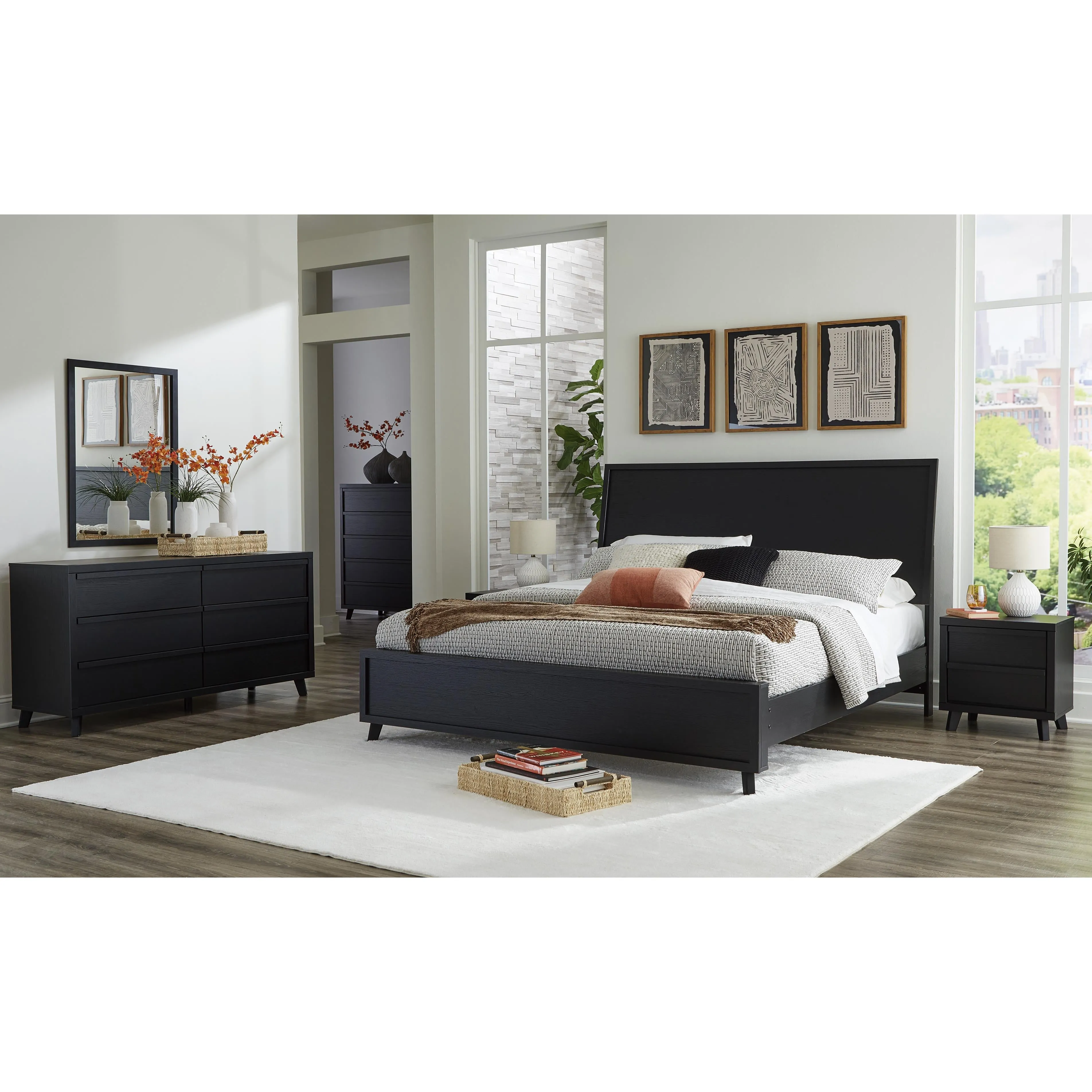 Signature Design by Ashley Danziar King Panel Bed B1013-58/B1013-56/B1013-95/B100-14