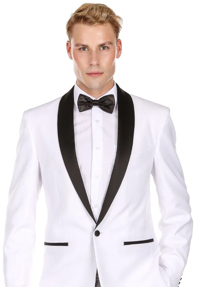Slim White Tuxedo